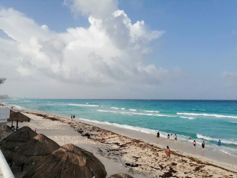 קנקון Confortable Depa En Condominio Frente Al Mar! מראה חיצוני תמונה