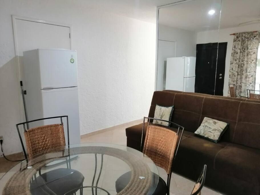קנקון Confortable Depa En Condominio Frente Al Mar! מראה חיצוני תמונה